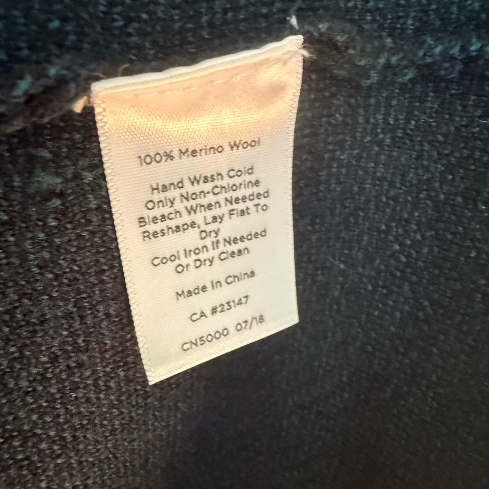 EUC Talbots Blue & Green Plaid Open Front Cardigan SZ XL - Picture 2 of 11